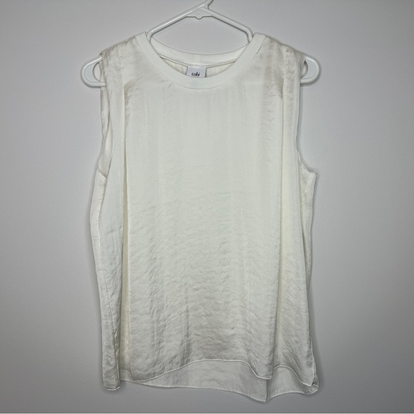 CAbi Complete Ivory Sleeveless Top | #4351 Tank - Picture 3 of 12